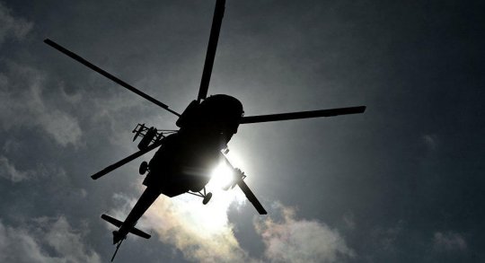 İspaniyada helikopter dənizə düşüb