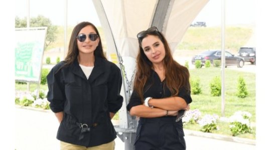 Leyla Əliyeva Mehriban Əliyevanı doğum günü münasibətilə təbrik edib